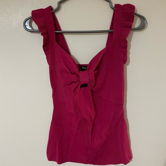 Knit detailed tank top